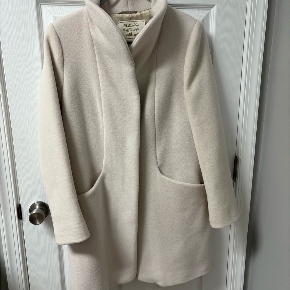 Aritzia Wilfred “Cocoon” Wool and Cashmere Coat